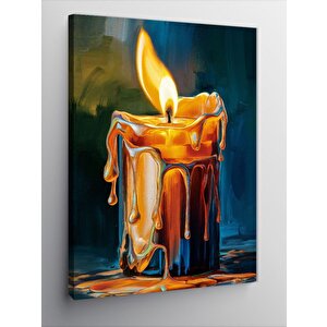 Kanvas Tablo Eriyen Mum 100x140 cm