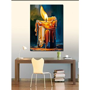 Kanvas Tablo Eriyen Mum 50x70 cm