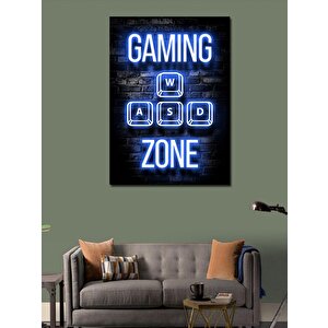 Kanvas Tablo Gamer Temalı 100x140 cm