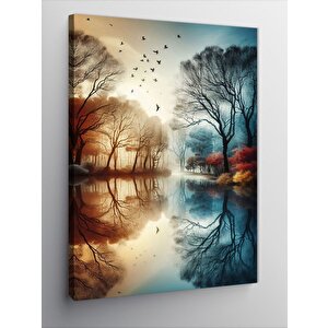 Kanvas Tablo Orman Manzarası 50x70 cm