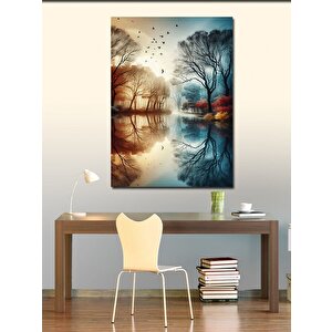 Kanvas Tablo Orman Manzarası 50x70 cm