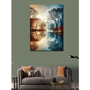 Kanvas Tablo Orman Manzarası 70x100 cm