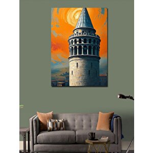 Kanvas Tablo Galata Kulesi 100x140 cm