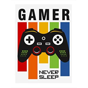 Gamer Oyun Konsolu Modern Mdf Tablo 25cmx 35cm 25x35 cm