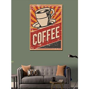 Kanvas Tablo Kahve Posteri 70x100 cm