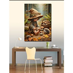 Kanvas Tablo Ormanda Çocuk 70x100 cm