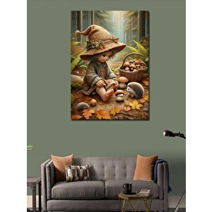 Kanvas Tablo Ormanda Çocuk 70x100 cm