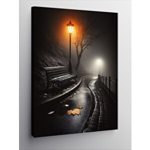 Kanvas Tablo Sonbahar Temalı 100x140 cm