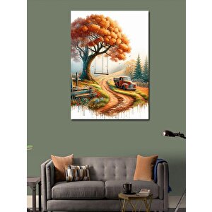 Kanvas Tablo Sonbahar Yolu 70x100 cm