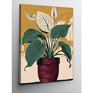 Kanvas Tablo Yeşil Bitki 70x100 cm
