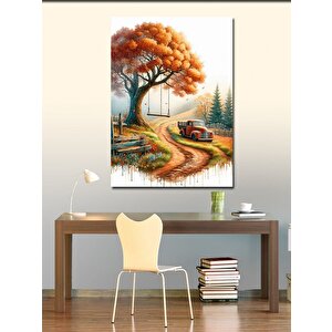 Kanvas Tablo Sonbahar Yolu 50x70 cm