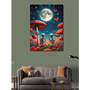 Kanvas Tablo Mantar Ormanı 100x140 cm