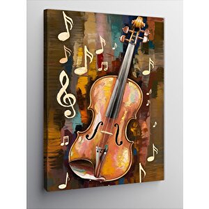 Kanvas Tablo Müzik Ve Keman 50x70 cm