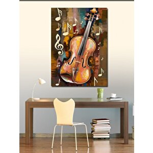 Kanvas Tablo Müzik Ve Keman 50x70 cm