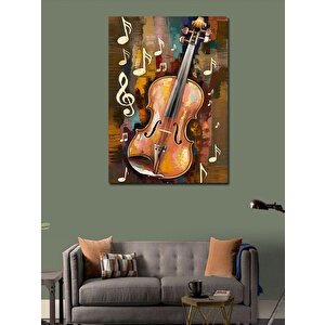 Kanvas Tablo Müzik Ve Keman 70x100 cm