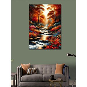 Kanvas Tablo Sonbahar Deresi 70x100 cm