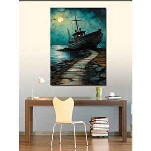 Kanvas Tablo Sisli Gemi 50x70 cm