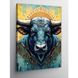 Kanvas Tablo Öfkeli Boğa 70x100 cm