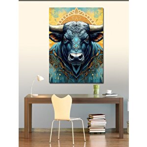 Kanvas Tablo Öfkeli Boğa 70x100 cm