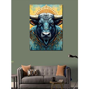 Kanvas Tablo Öfkeli Boğa 70x100 cm