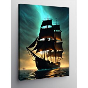Kanvas Tablo Yelkenli Gemi 70x100 cm