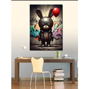 Kanvas Tablo Balon Tavşan 70x100 cm