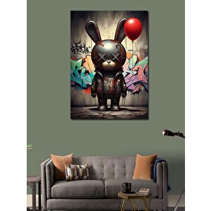Kanvas Tablo Balon Tavşan 70x100 cm