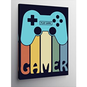 Kanvas Tablo Retro Gamer 70x100 cm