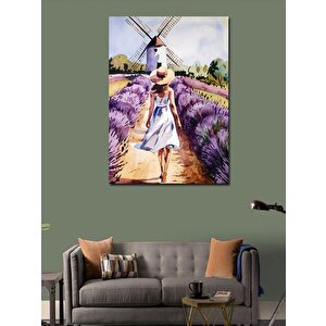 Kanvas Tablo Lavanta Tarlası 70x100 cm