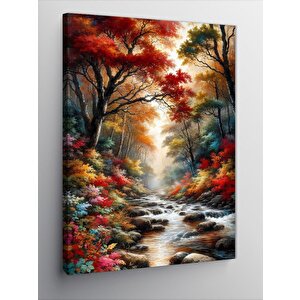 Kanvas Tablo Orman Yolu 50x70 cm