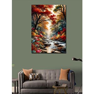 Kanvas Tablo Orman Yolu 50x70 cm