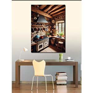 Kanvas Tablo Kırmızı Balon Ve Kız Çocuğu 70x100 cm