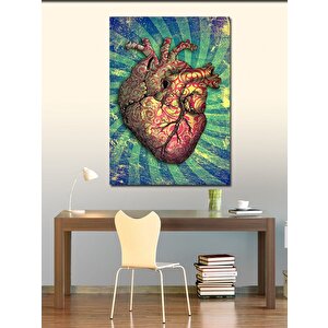 Kanvas Tablo Kalp Çizimi 70x100 cm