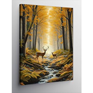 Kanvas Tablo Orman Yolunda 50x70 cm