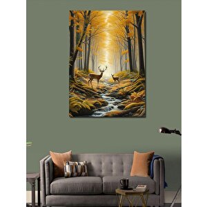 Kanvas Tablo Orman Yolunda 100x140 cm