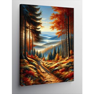 Kanvas Tablo Orman Yolu 70x100 cm