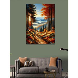 Kanvas Tablo Orman Yolu 70x100 cm