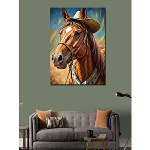 Kanvas Tablo Kovboy At 100x140 cm