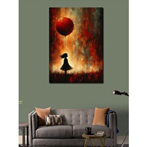 Kanvas Tablo Kırmızı Balon 100x140 cm