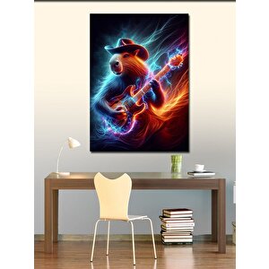 Kanvas Tablo Gitar Kunduzu 100x140 cm