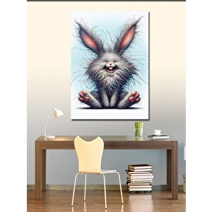 Kanvas Tablo Neşeli Tavşan 70x100 cm