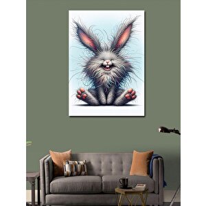 Kanvas Tablo Neşeli Tavşan 70x100 cm