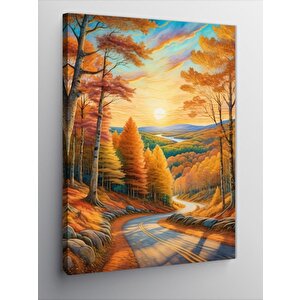 Kanvas Tablo Sonbahar Ormanı 50x70 cm