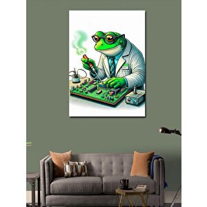 Kanvas Tablo Bilimkurgu Kurbağa 70x100 cm