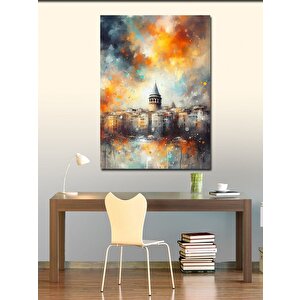 Kanvas Tablo Galata Kulesi Manzarası 100x140 cm