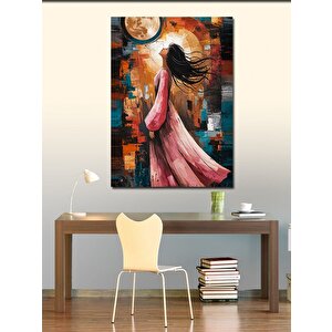 Kanvas Tablo Keman Ve Desenler 100x140 cm