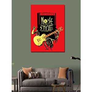 Kanvas Tablo Gitarist Temalı 70x100 cm