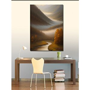 Kanvas Tablo Sonbahar Manzarası 100x140 cm