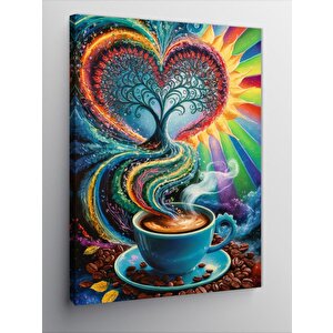 Kanvas Tablo Kahve Aşkı 50x70 cm