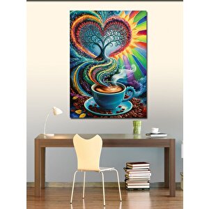 Kanvas Tablo Kahve Aşkı 50x70 cm